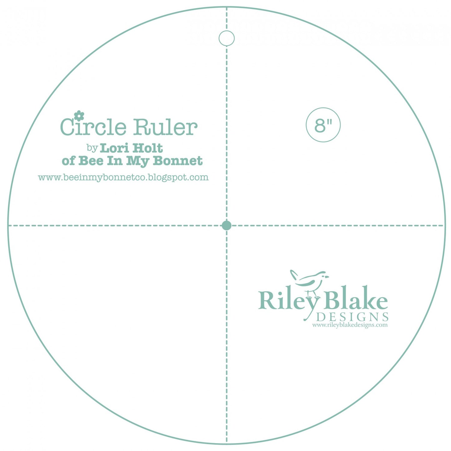 Lori Holt Circle Ruler 8in # STRULER-4157 - Special Order
