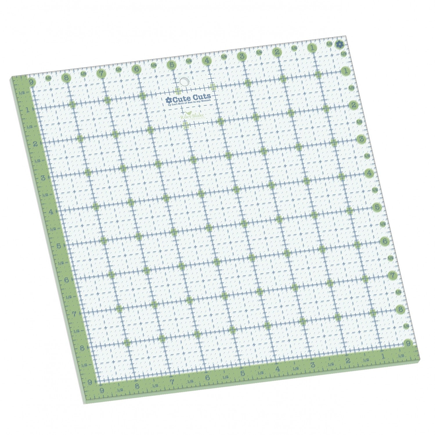 Lori Holt Cute Cuts Ruler 9-1/2in Square # STCC-34020 - Special Order