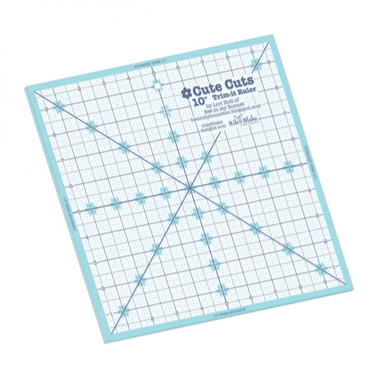 Lori Holt Cute Cuts Trim-it Ruler 10in x 10in # STTI-38665 - Special Order