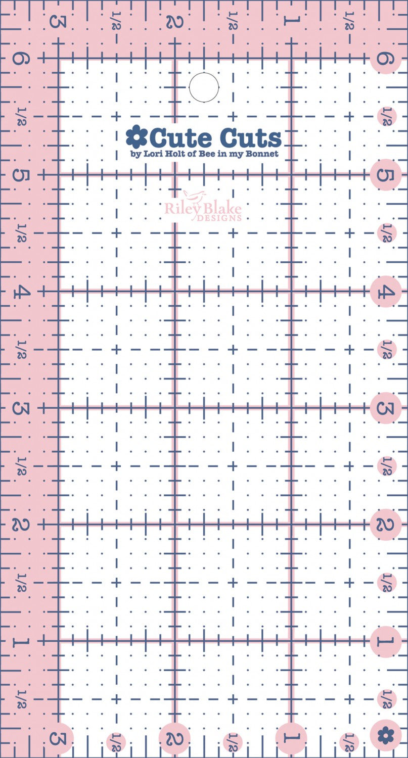 Lori Holt Cute Cuts™ Ruler Rectangle 3-1/2in x 6-1/2in # STCC-5541 - Special Order