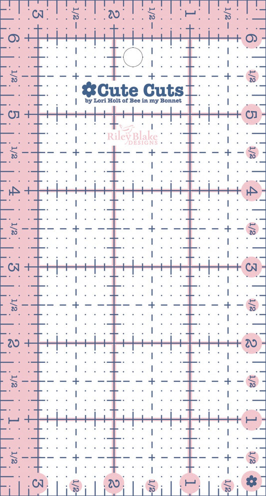 Lori Holt Cute Cuts™ Ruler Rectangle 3-1/2in x 6-1/2in # STCC-5541 - Special Order