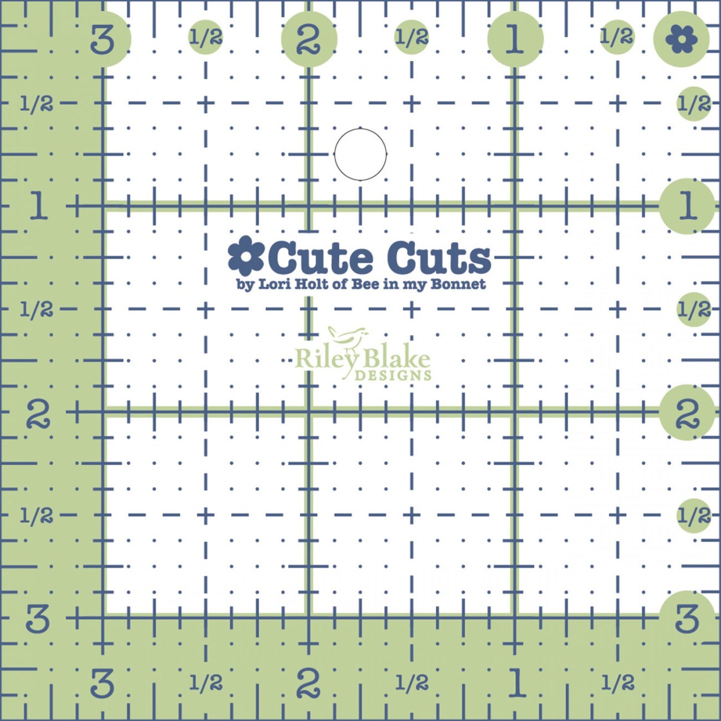 Lori Holt Cute Cuts™ Ruler Square 3-1/2in x 3-1/2in # STCC-5535 - Special Order
