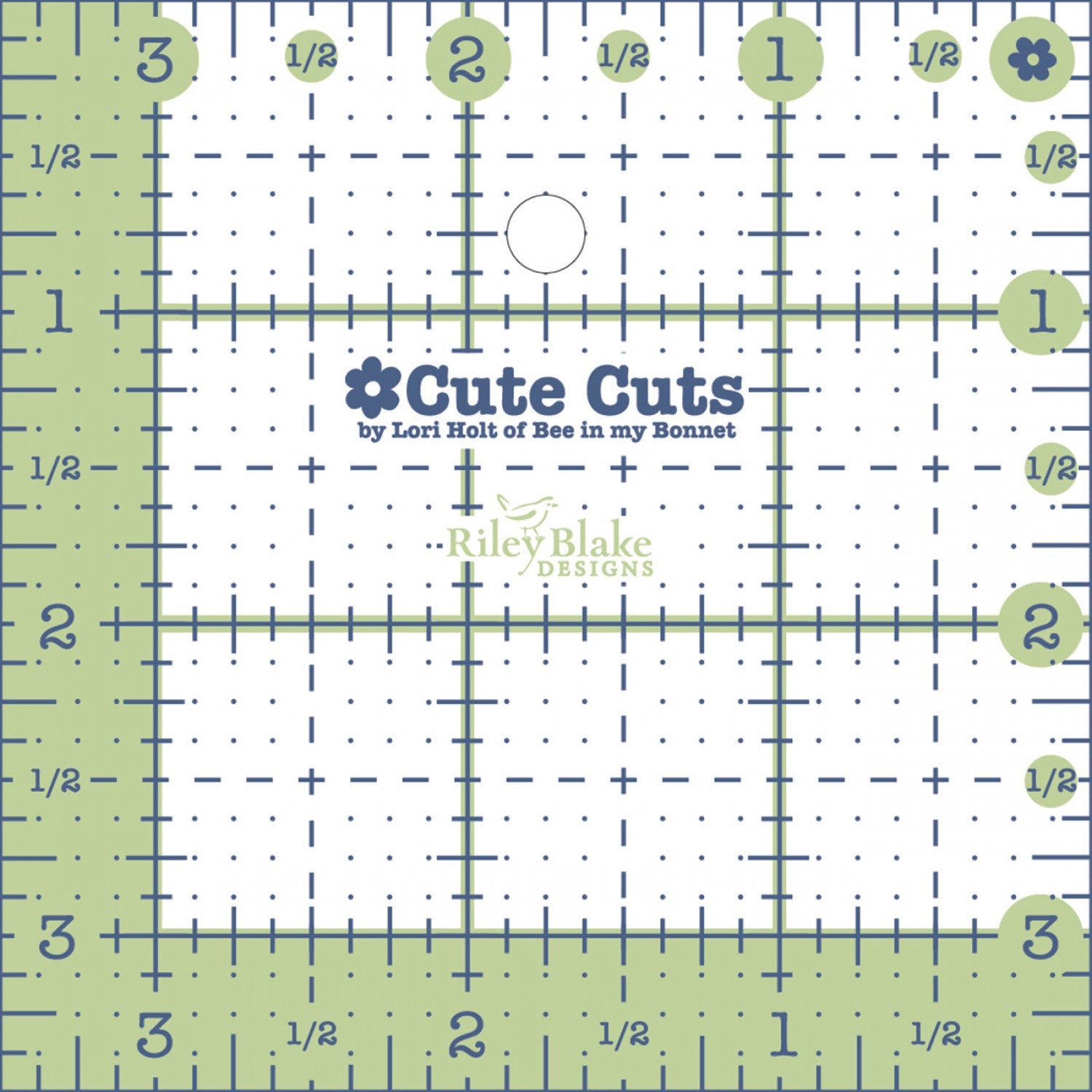 Lori Holt Cute Cuts™ Ruler Square 3-1/2in x 3-1/2in # STCC-5535 - Special Order