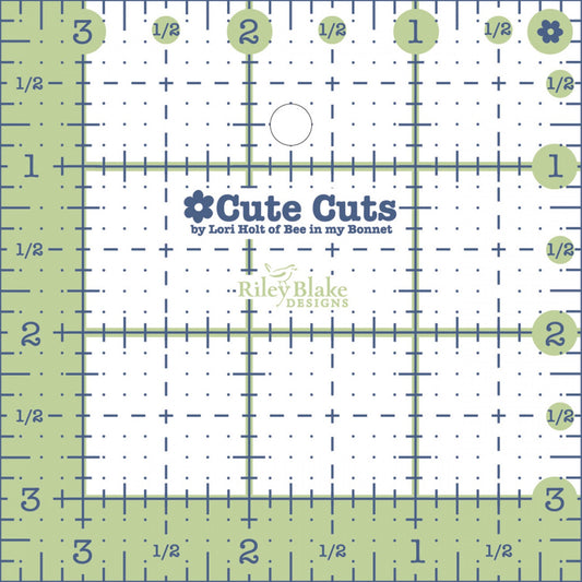 Lori Holt Cute Cuts™ Ruler Square 3-1/2in x 3-1/2in # STCC-5535 - Special Order
