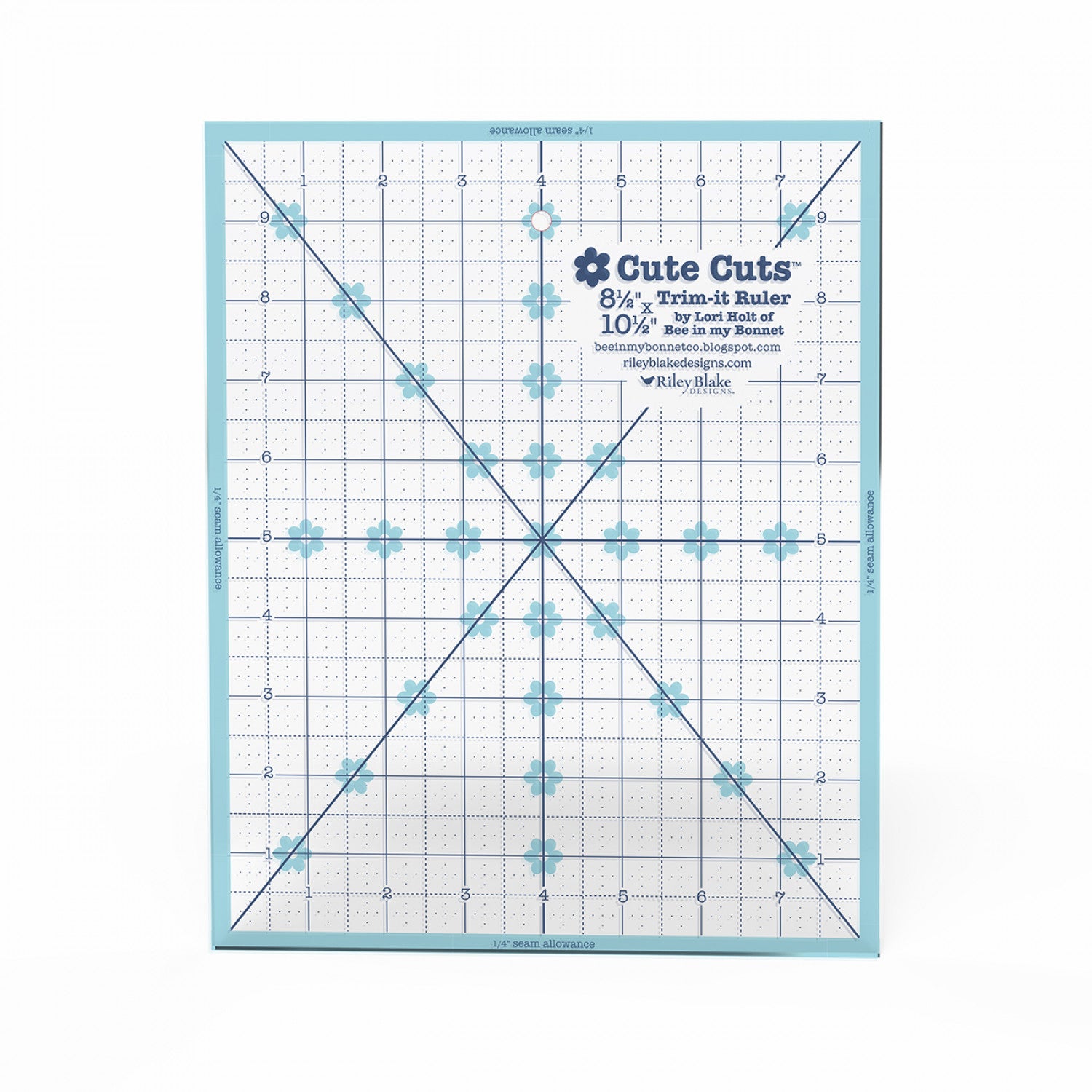 Lori Holt Cute Cuts™ Trim-it™ Ruler 8-1/2in x 10-1/2in # STTI-42331 (Arrival Date - July 2025) - Special Order