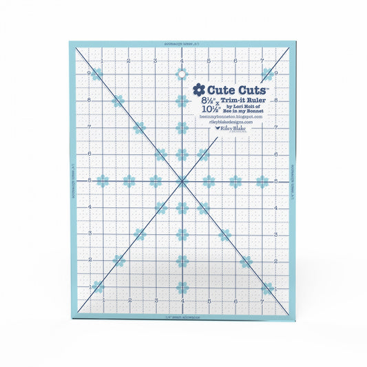Lori Holt Cute Cuts™ Trim-it™ Ruler 8-1/2in x 10-1/2in # STTI-42331 (Arrival Date - July 2025) - Special Order