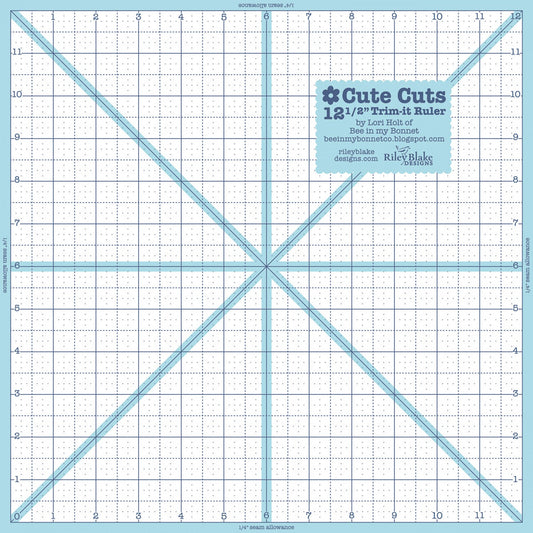 Lori Holt Trim It Ruler Square 12-1/2in x 12-1/2in # STTI-5532 - Special Order