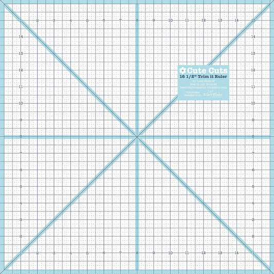 Lori Holt Trim-it™ Ruler 16-1/2in Square # ST-4819 - Special Order