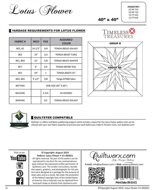 Lotus Flower # JNQ00278P1 - Special Order