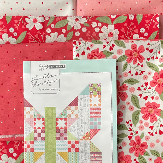 Love Blooms by Lella Boutique : Butterfly Patch Quilt Kit