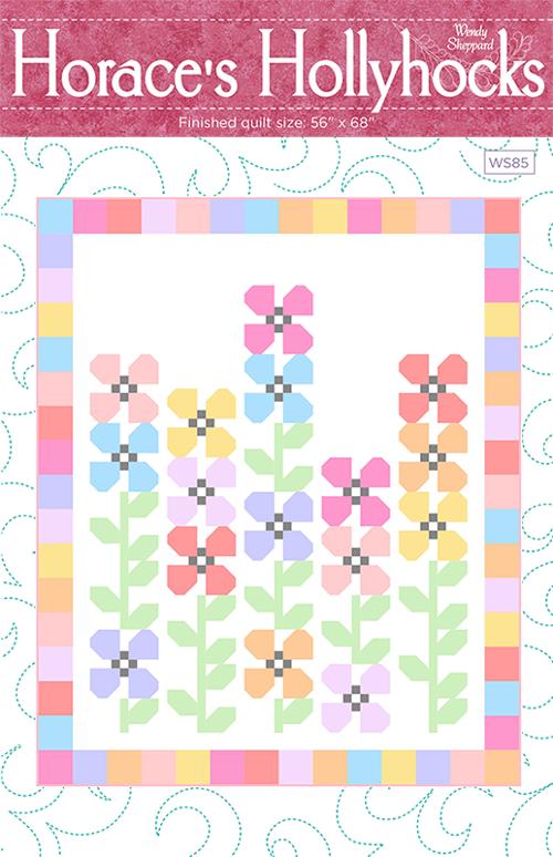 Love Letter by Lizzy House : Horace's Hollyhocks Quilt Kit