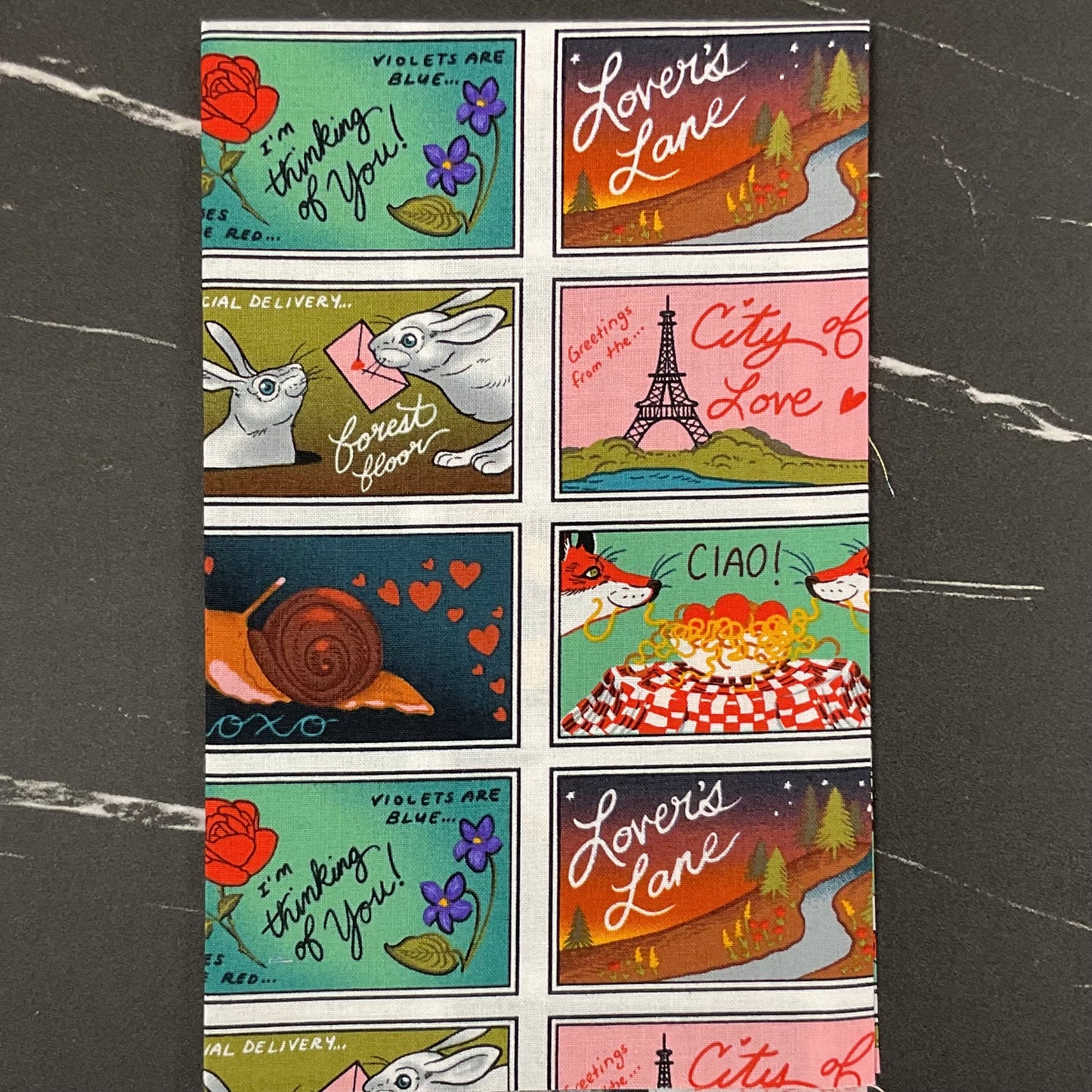 Love Letters by Club Hauer : Love Birds Quilt Kit