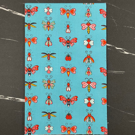 Love Letters by Club Hauer : Love Bugs Teal PWRH129.TEAL
