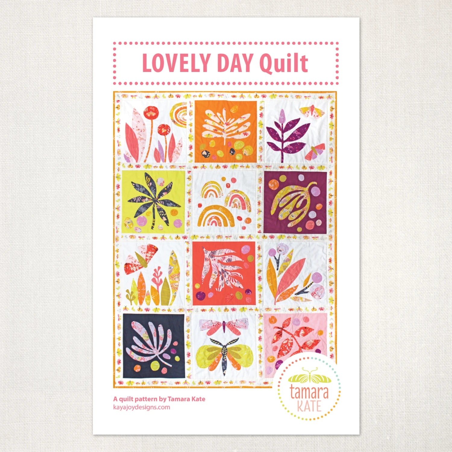 Lovely Day Quilt Pattern by Tamara Kate