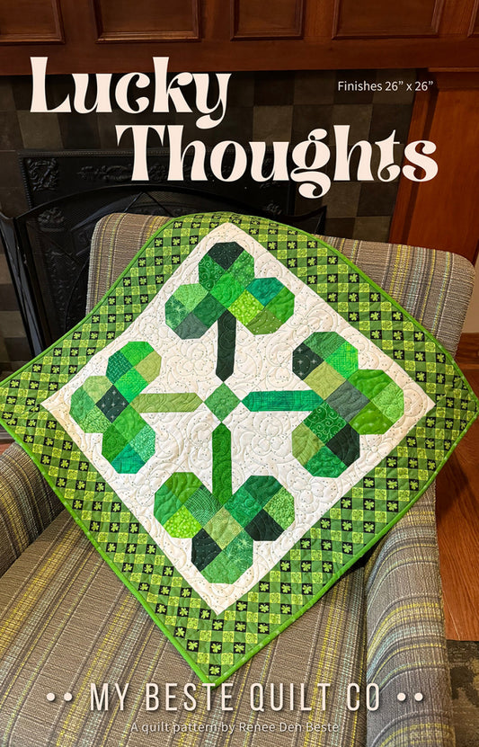 Lucky Thoughts Table Topper Pattern by My Beste Quilt Co.