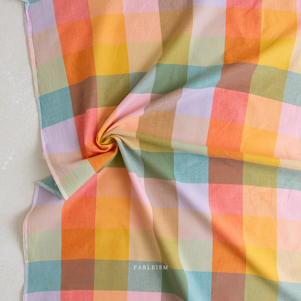 Lumiere by Fableism - Wide Happy Checkers Bloom LMR55-01-BLOOM