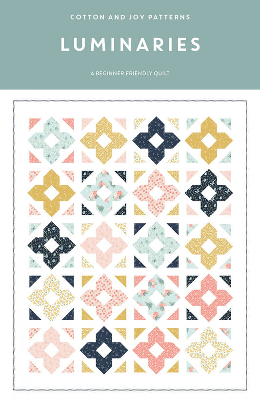 Luminaries Quilt Pattern by Cotton and Joy