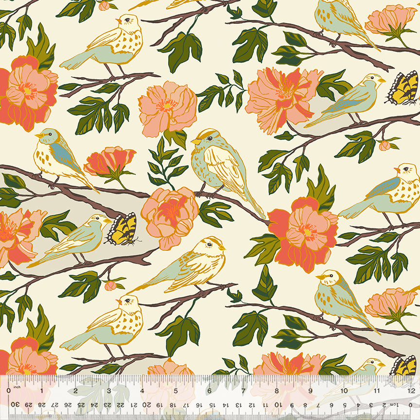 Lush Life by Jennifer Moore - Birds of a Feather Ivory 54712-3