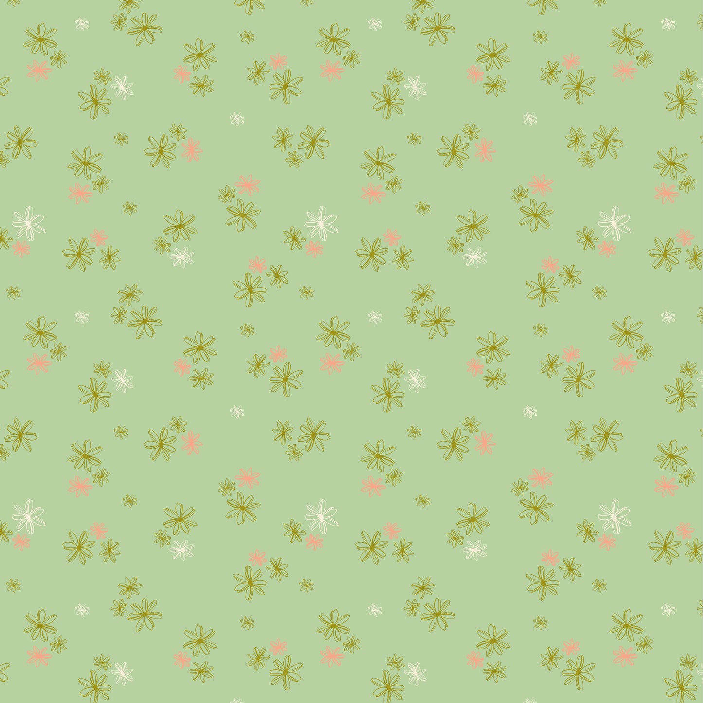 Lush Life by Jennifer Moore - Dappled Daisies Mint 54717-12