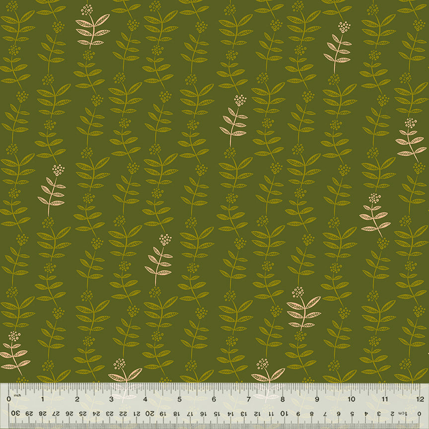 Lush Life by Jennifer Moore - Flower Chain Olive 54718-7