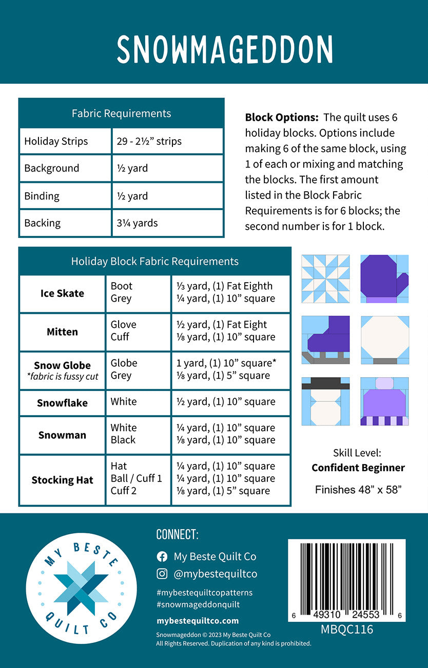 Snowmageddon # MBQC116 - Special Order