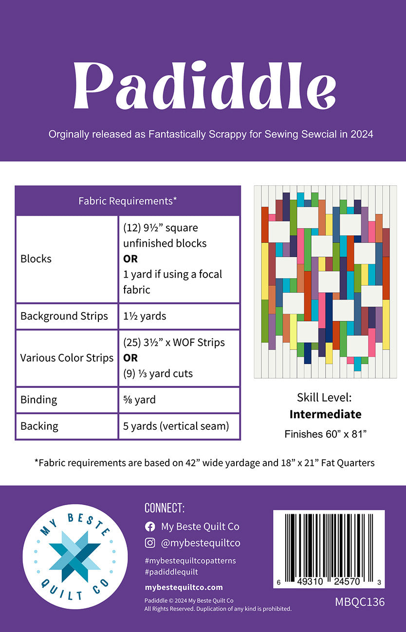 Padiddle # MBQC136 - Special Order