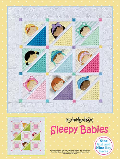 Sleepy Babies Appliqué Quilt Pattern by Amy Bradley