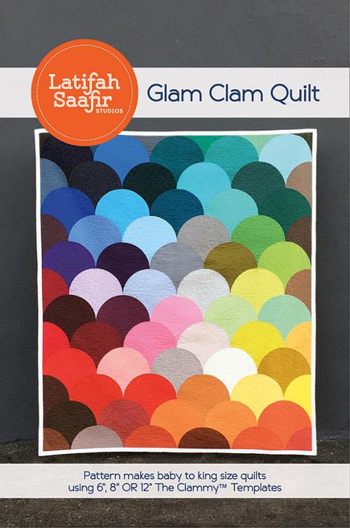 Pre-Order Dog Park by Sarah Watts : Glam Clam Quilt Kit (Estimated Ship Date May 2024)