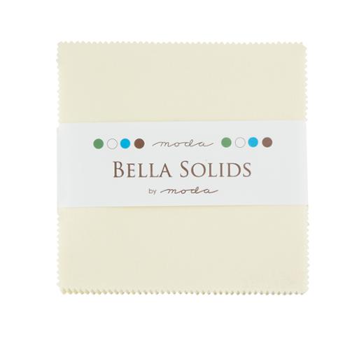 Bella Solids Charm Pack: Snow