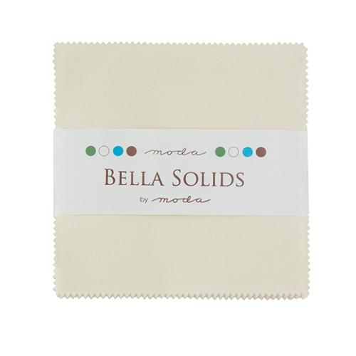 Bella Solids Charm Pack : Ivory