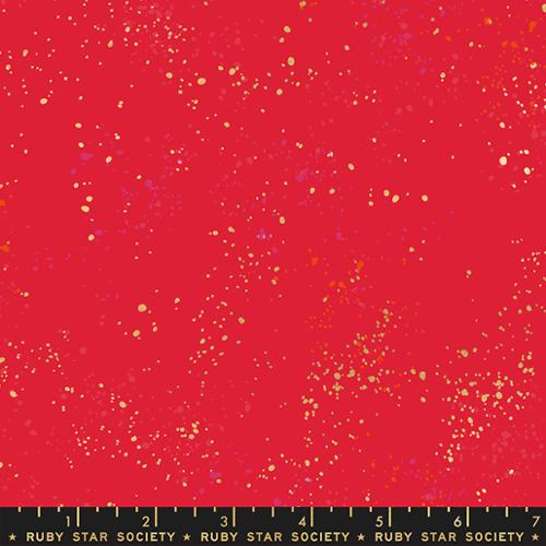 Speckled by Rashida Coleman Hale - Speckled Metallic Scarlet RS5027 110M