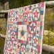 Americana Farmhouse Star Quilt by Lori Holt - Machine Embroidery USB