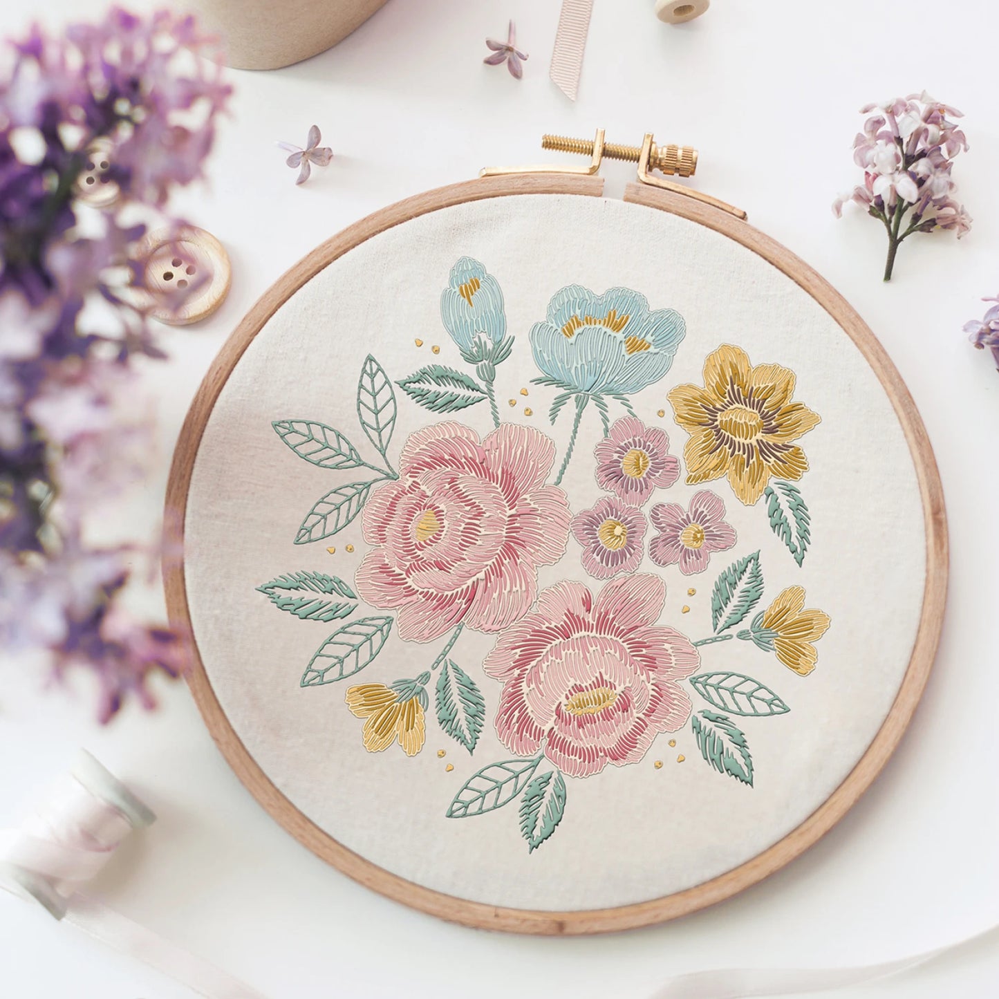 Jane Austin Needlework Projects - Machine Embroidery USB