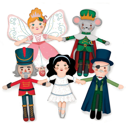 Nutcracker Tradition Dolls by Jennifer Long - Machine Embroidery USB
