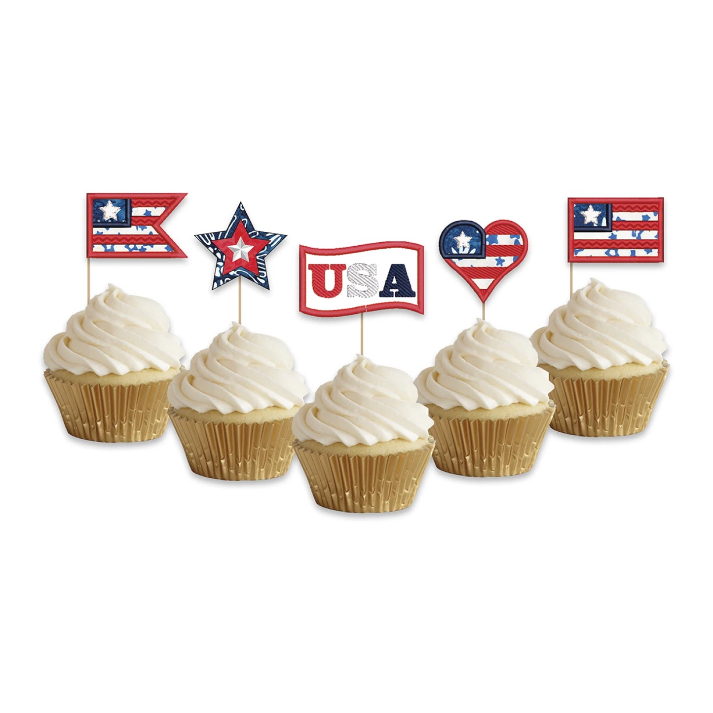 Let Freedom Reign 4th of July  - Machine Embroidery USB