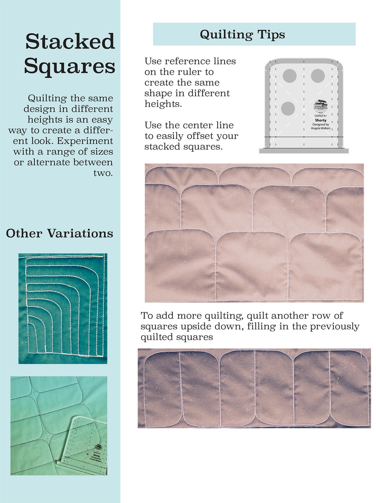 Machine Quilting Tool Shorty CGRQTA1