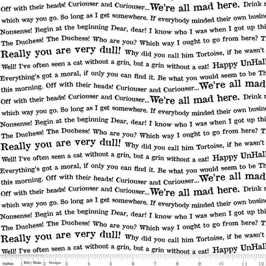 Mad Masquerade by J. Wecker Frisch - Wavy Words White