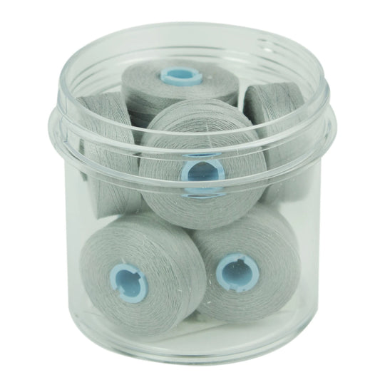 Magna-Glide Delights Style M Jumbo Pre-Wound Bobbins 132 yds - Cool Grey # MGDM-10CG3-F - 10 Pack (Special Order)