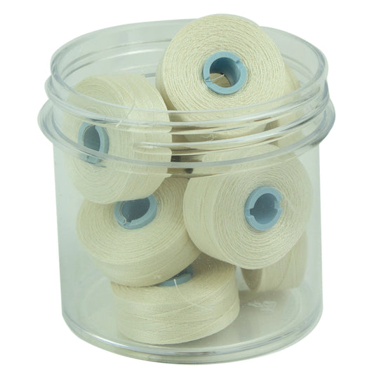 Magna-Glide Delights Style M Jumbo Pre-Wound Bobbins 132 yds - Cream # MGDM-20001-F - 10 Pack (Special Order)