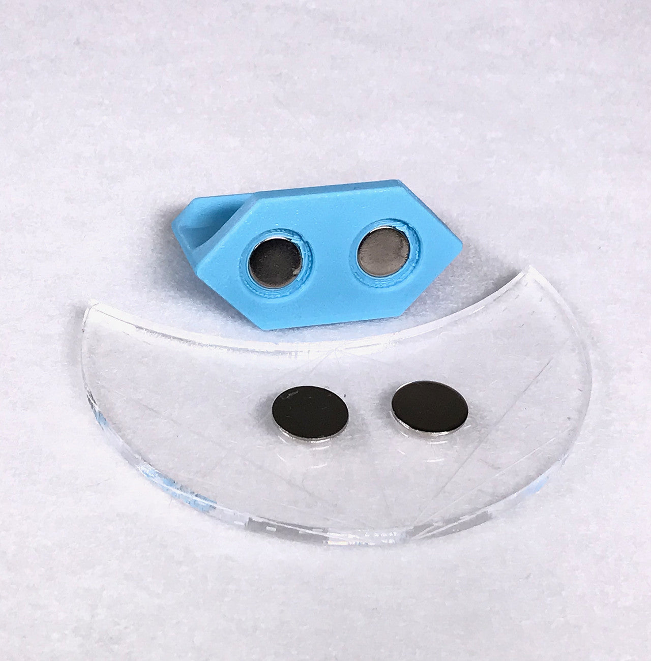 Magnetic Ruler Handle 2in Assorted Colors - Special Order