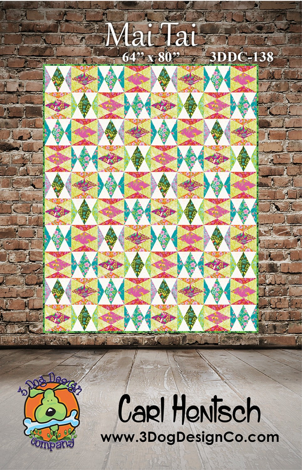 Mai Tai Quilt Pattern by 3 Dog Design - Special Order