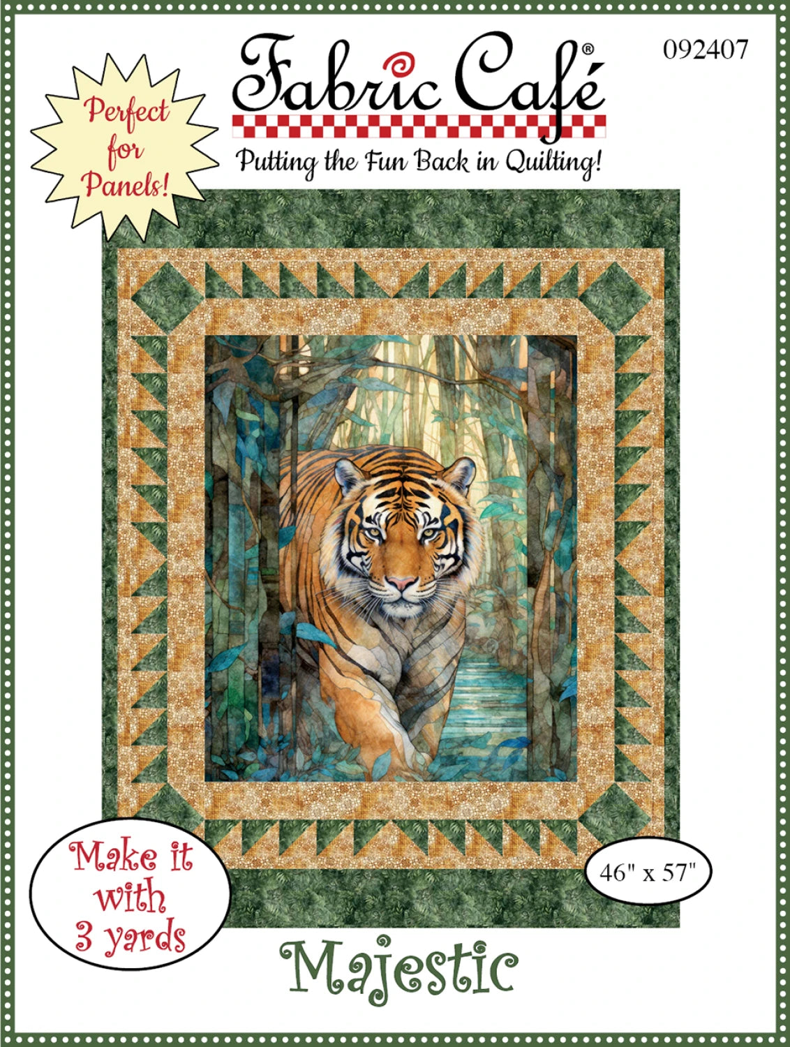 Majestic Quilt Pattern by Fabric Cafe