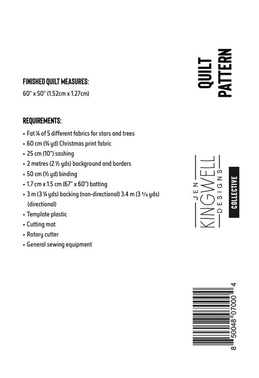 Make Merry Christmas Quilt Pattern by Jen Kingwell Designs