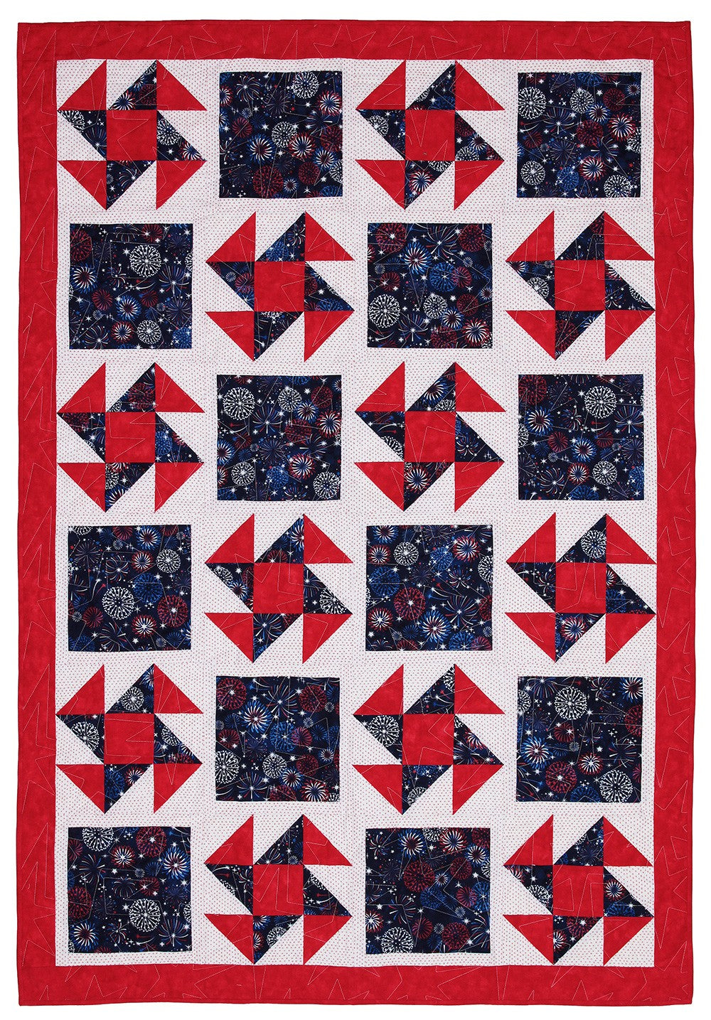 Make it Patriotic With 3-Yard Quilts by Fabric Cafe