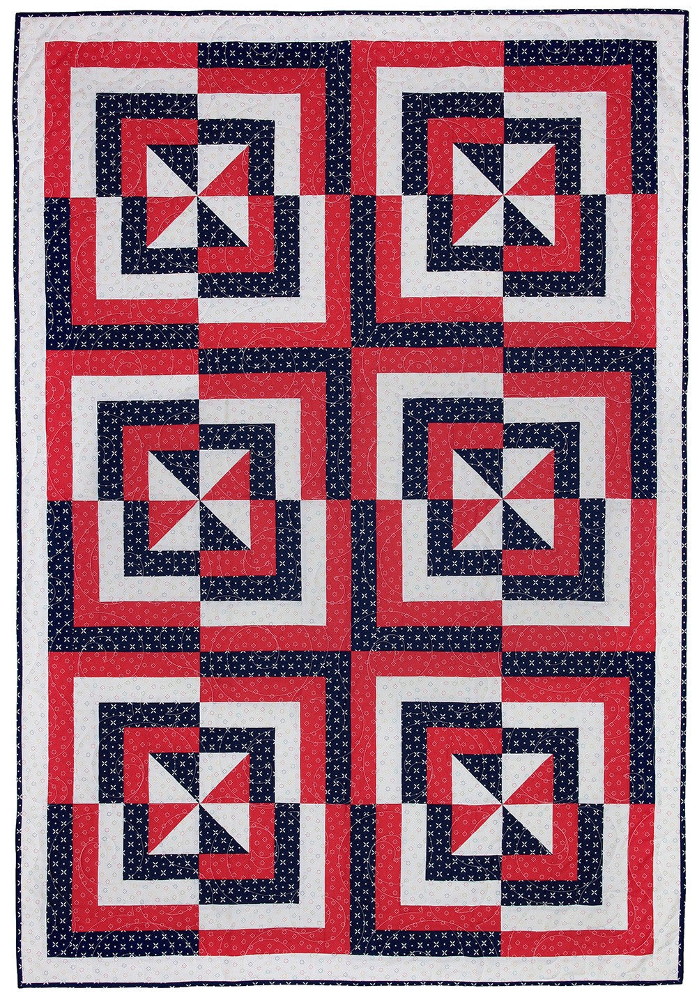 Make it Patriotic With 3-Yard Quilts by Fabric Cafe