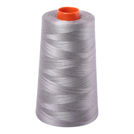 Mako Cotton Embroidery Thread Solid 50wt 6452yds Stainless Steel # MK50CO2620 - Special Order