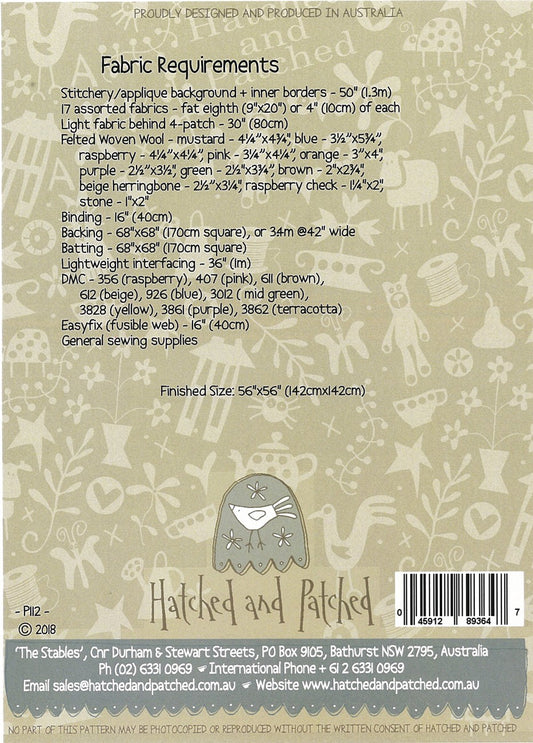 Market Garden Quilt # HAPP112 - Special Order