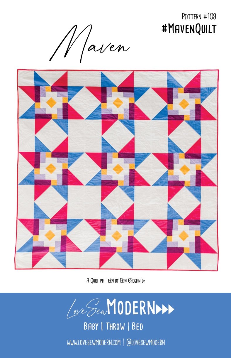 Maven Quilt Kit featuring LullaBee by Patty Basemi