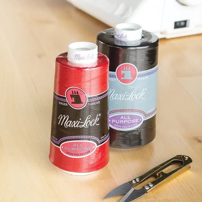 Maxi-Lock Polyester Serger 50wt 3000yds Graphite # 51-32137 - Special Order