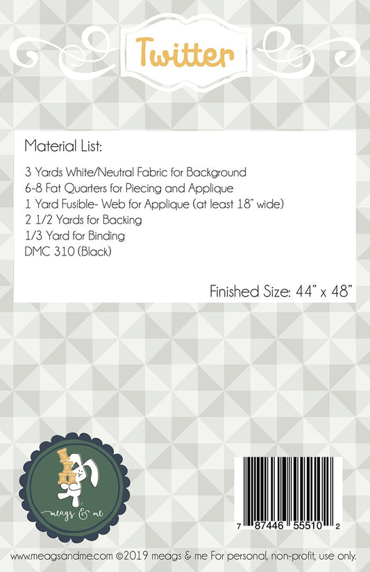 Me Without You Quilt Pattern by Meags & Me - Special Order